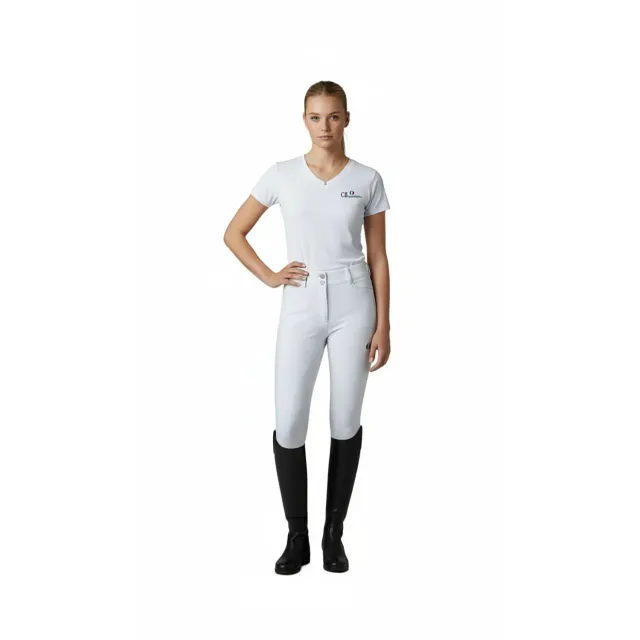 C2E Atwater t-shirt hvid V-hals dame