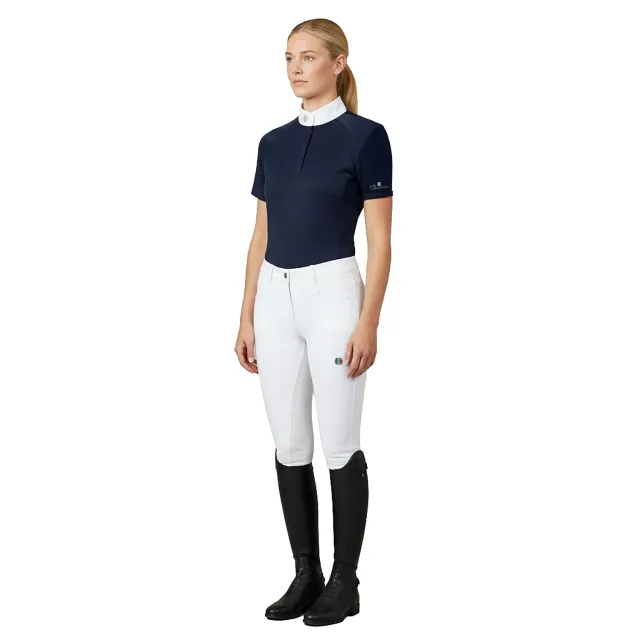 C2E Auburn stævneskjorte navy mesh kort ærme