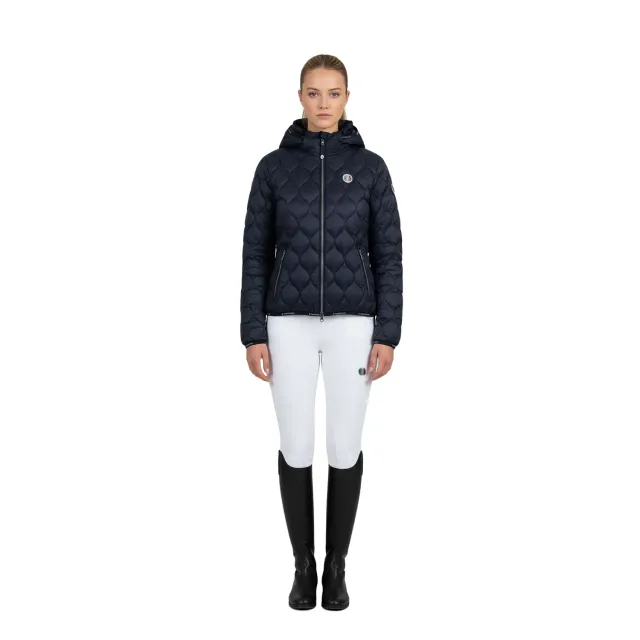 C2E Berkley quiltet ridejakke navy vandafvisende